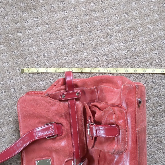 Tommy & Kate Red Leather Bag, - Picture 14 of 14
